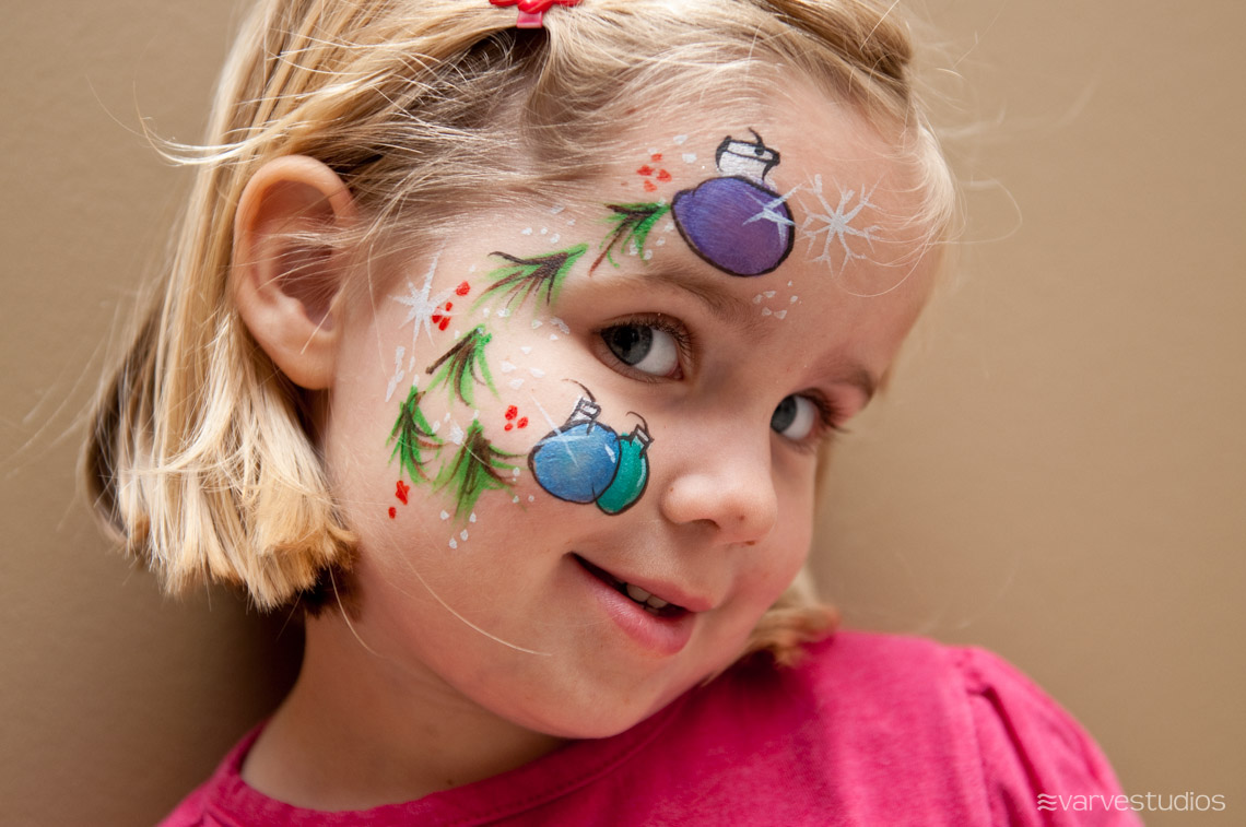 Christmas face painting